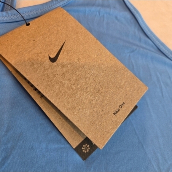 Nike One Dri-FIT Women’s Racerback Tank Top Blue XL New Training - Picture 3 of 8